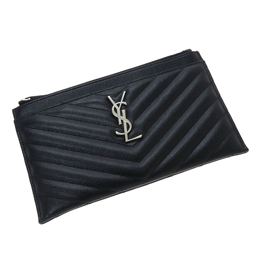 モノグラム レザーポーチ