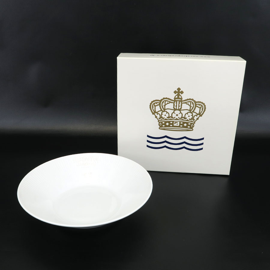 ホワイトフルーテッド･皿