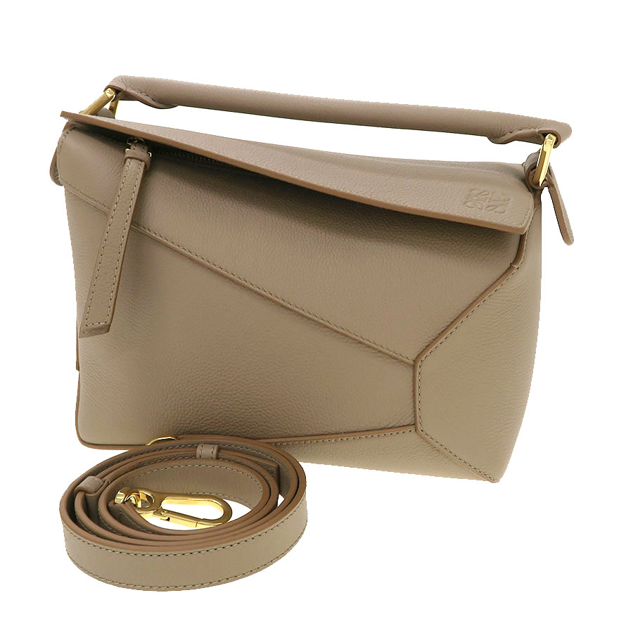 パズルバッグスモール(ソフトグレインカーフ)