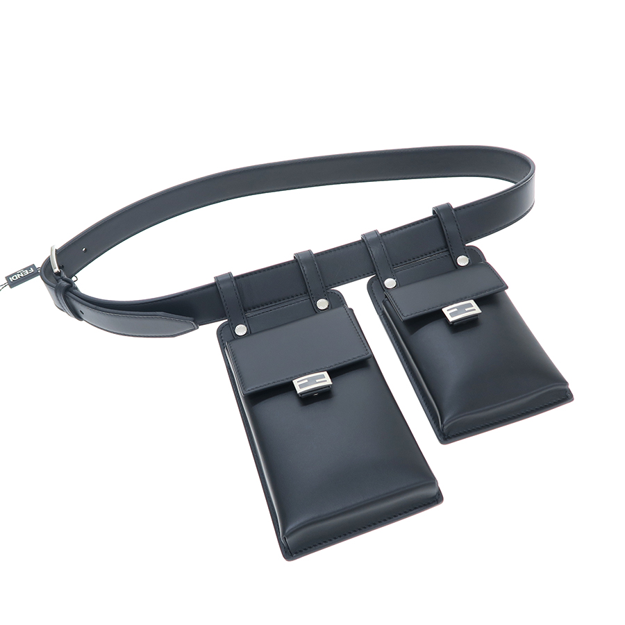 レザーウエストポーチ