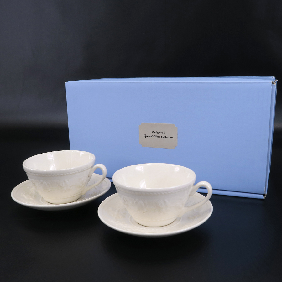 クイーンズウェア･カップ＆ソーサー×2