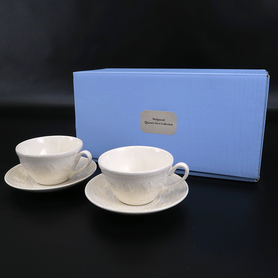クイーンズウェア･カップ＆ソーサー×2
