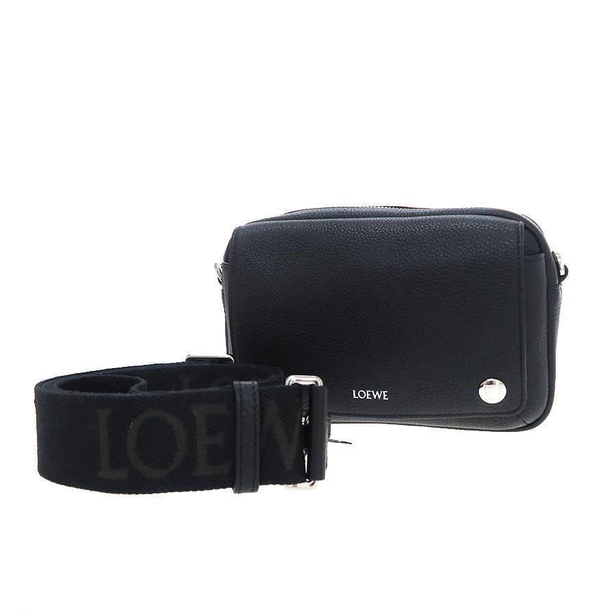 ペブル メッセンジャーバッグ スモール(サプルグレインカーフ)