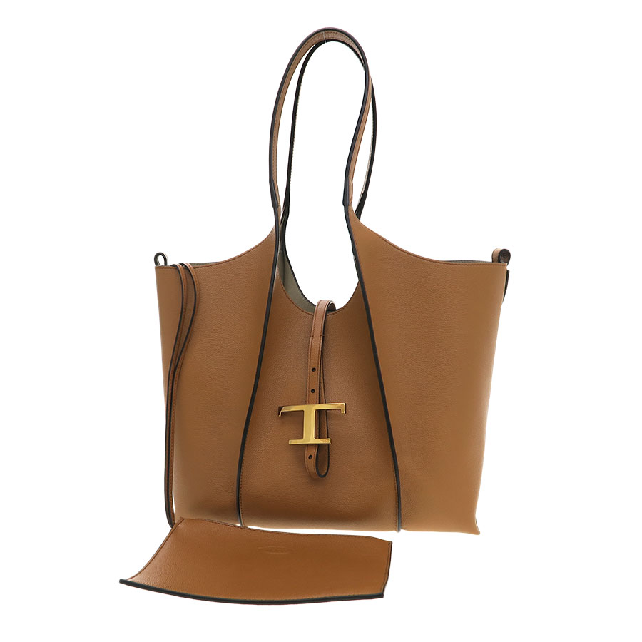 Tタイムレス･レザーショッピングバッグ スモール