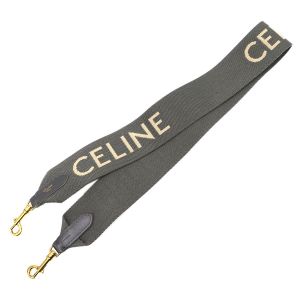 CELINE ジャカード ロングストラップ/ウール