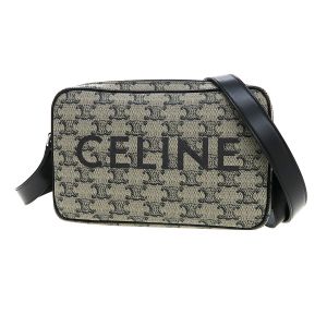 ミディアム メッセンジャーバッグ/CELINEプリント入りトリオンフキャンバス