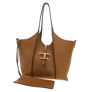 Tタイムレス レザー ショッピングバッグ スモール