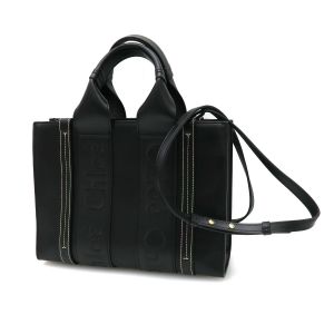 WOODY スモール トートバッグ/レザー