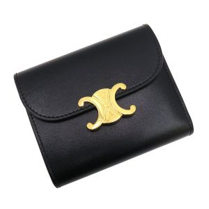 スモール フラップウォレット トリオンフ/シャイニーカーフ