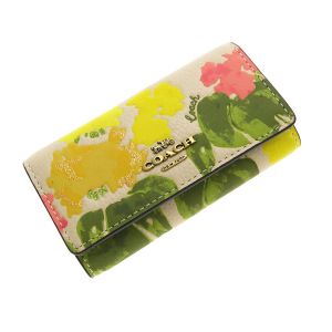 キーケース6本用/フローラルプリント