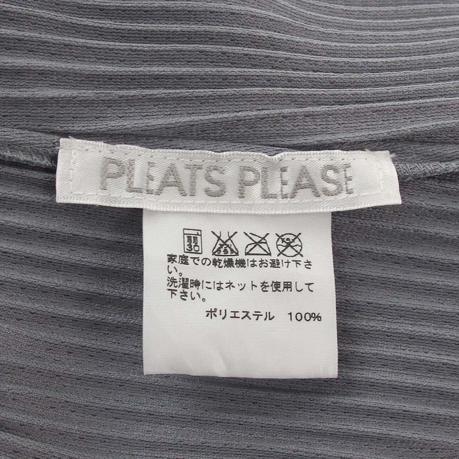希少　プリーツプリーズ　pleatsplease SALT SOLID トップス ⭐️ 6月新作プリーツプリーズ SALT SOLID トップス