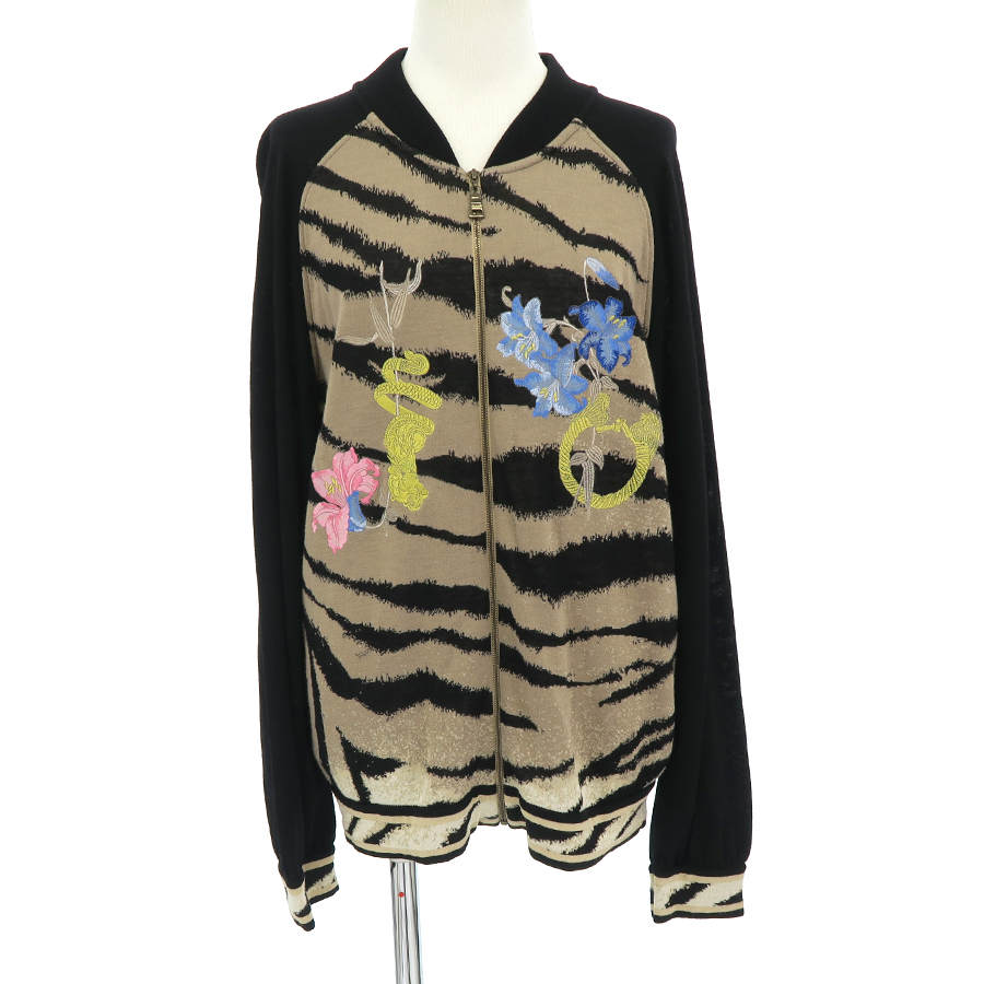 ジップカーディガン