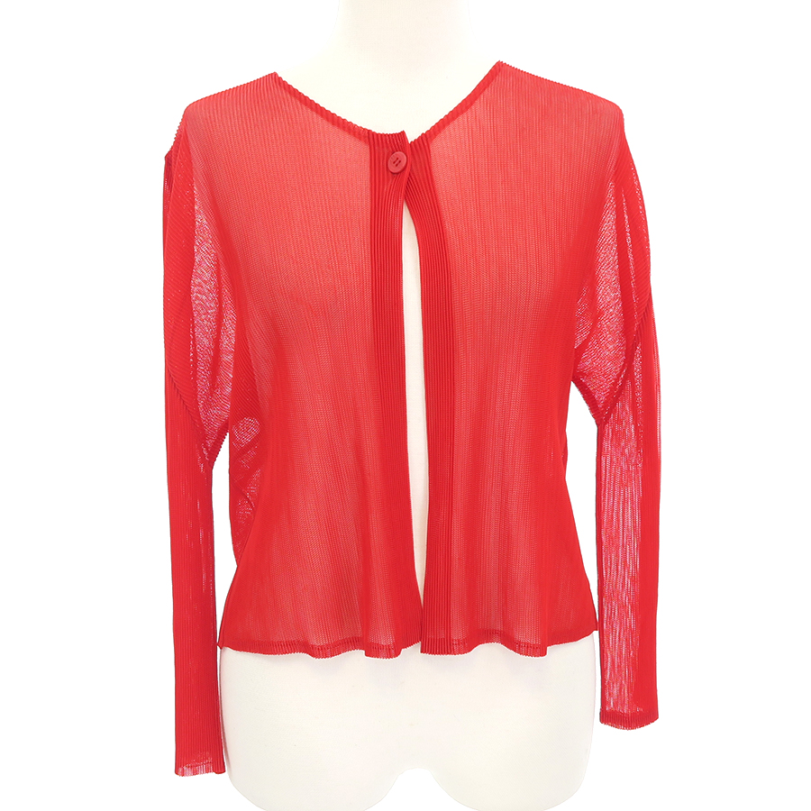 プリーツプリーズ・カーディガン