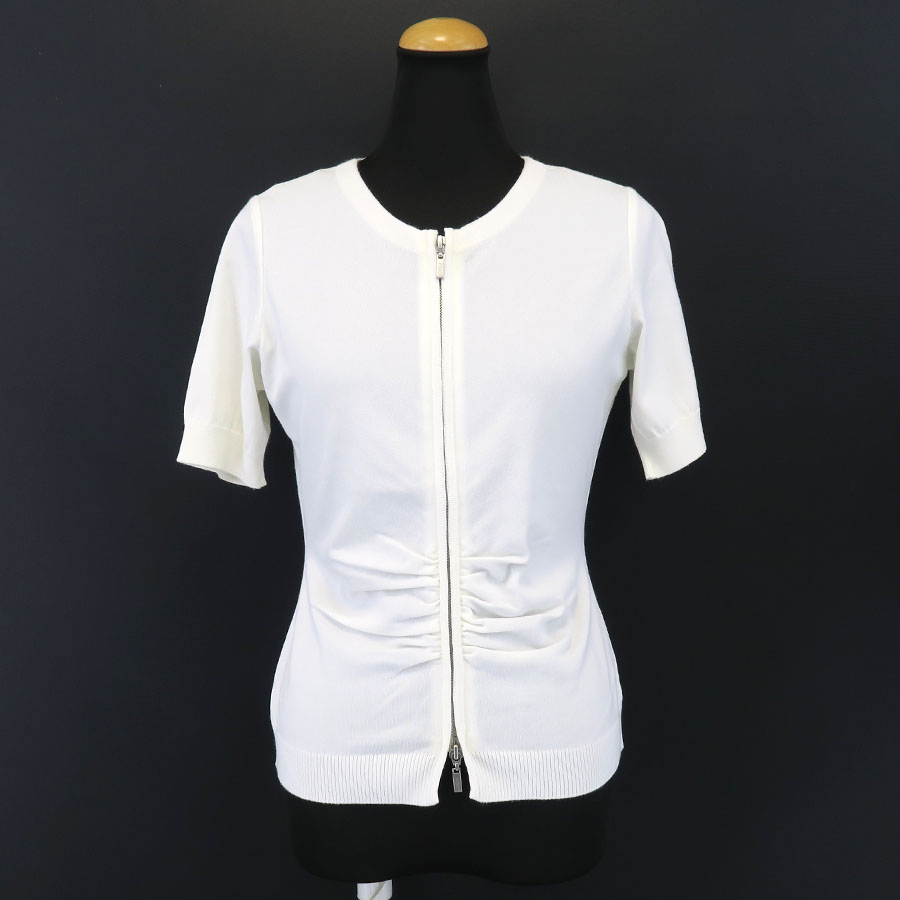 半袖ニットカーディガン