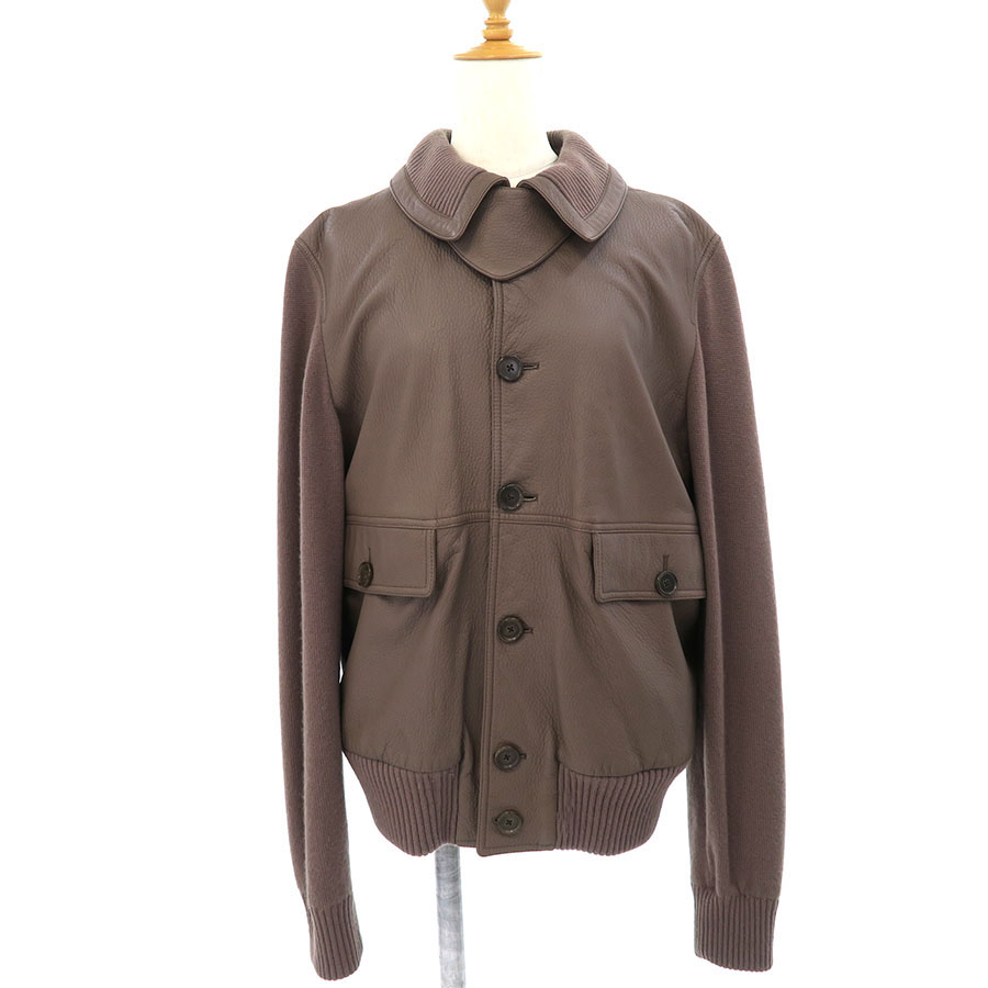 レザーブルゾン