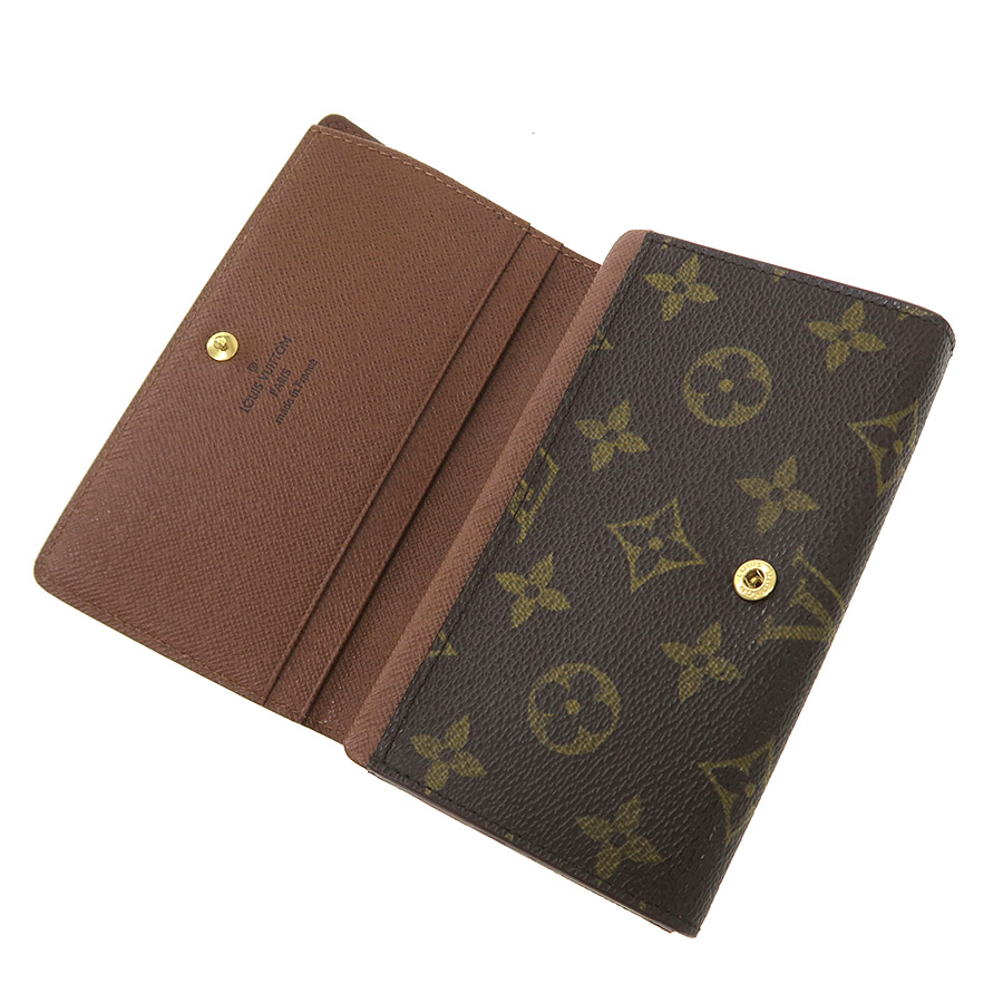 ルイヴィトンモノグラムポルトフォイユトレゾール L字型ファスナーM61736