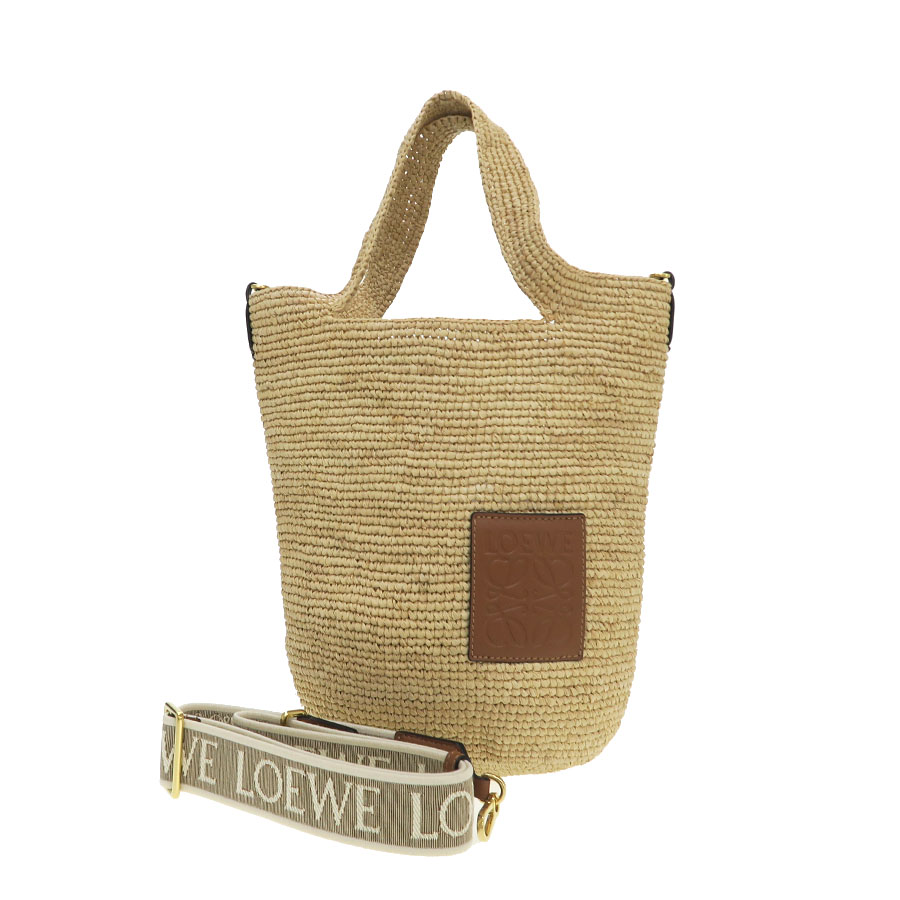 スリットバッグミニ(ラフィア＆カーフ)