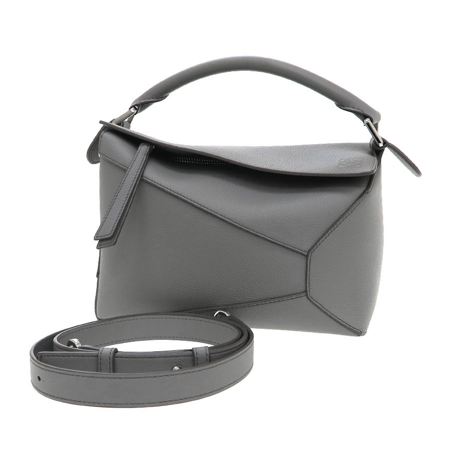 パズルバッグ スモール(ソフトグレインカーフ)