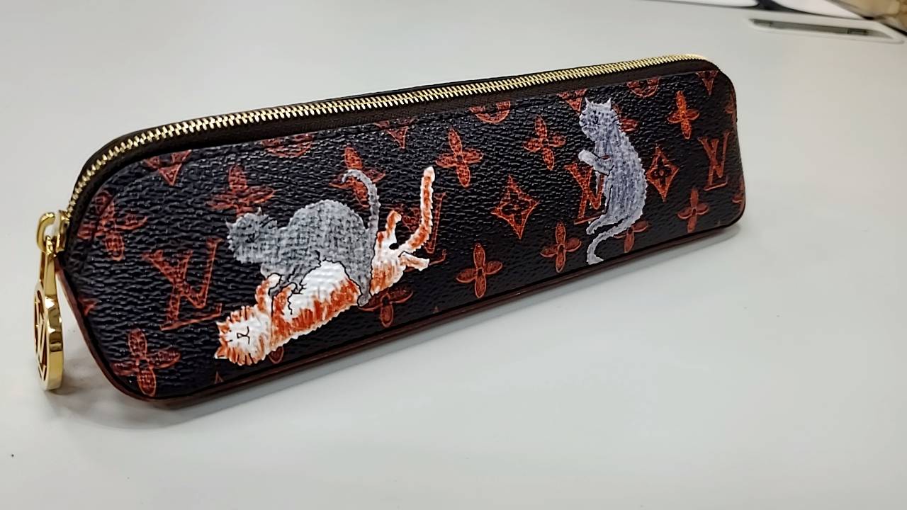 ルイヴィトン LOUIS VUITTON キャットグラム ペンケース 【公式通販】