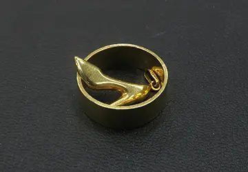 18金リング、トップを金買取致しました