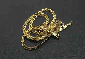 18金ネックレスを金買取致しました