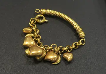 18金ブレスレットを金買取いたしました