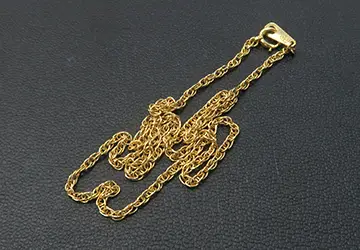 18金ネックレスを金買取致しました