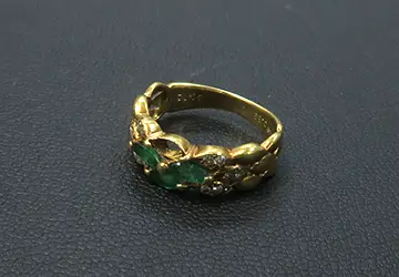 18金のリングを金買取いたしました